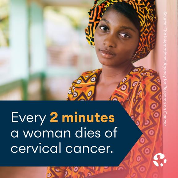 World Cancer Day 2023 - cervical cancer infographic 3 - English