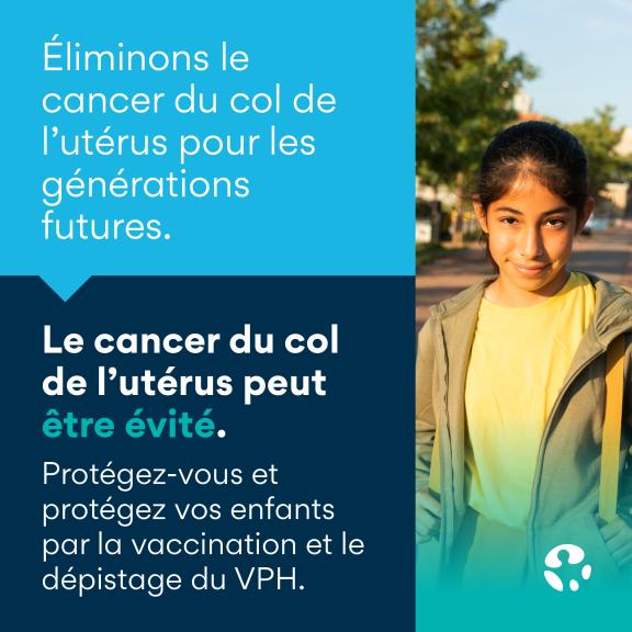 World Cancer Day 2023 - cervical cancer infographic 8 - French